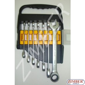 Reversible gear wrenches set, 7pcs. - (150362) 