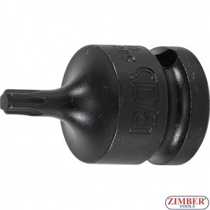 Kraft-Bit-Einsatz | Antrieb Innenvierkant 12,5 mm (1/2") | T-Profil (für Torx) T30 - 5486-T30 -  BGS technic.