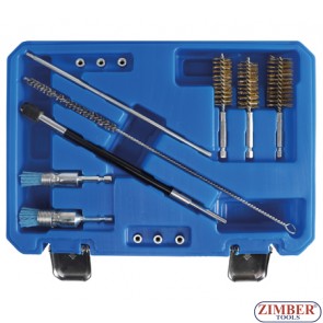 Einspritzdüsen Dichtsitz Werkzeug 14-teilig Injektor Schacht Reinigung Set-ZR-36DIBBS14 - ZIMBER TOOLS