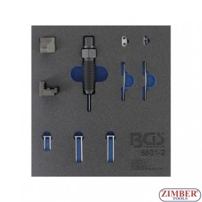 Ergänzungssatz für Steuerketten-Nietgerät (Art. 8501) | geeignet für 3 mm Kettenbolzen - 8501-2 - BGS technic.