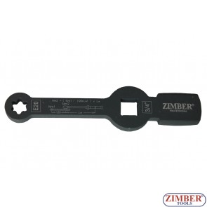 Schlag-Außensechsrund-Schlüssel E20,MAN TGL i TGM - ZR-36TSWE20 - ZIMBER TOOLS