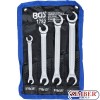 Double Ring Spanner Set, open Type | Inch Sizes | 4 pcs. - 1782 - BGS technic