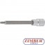 Bit-Einsatz | Antrieb Innenvierkant 12,5 mm (1/2") | T-Profil (für Torx) T30 - 5184-T30 - BGS technic.