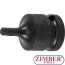 Kraft-Bit-Einsatz | Antrieb Innenvierkant 12,5 mm (1/2") | T-Profil (für Torx) T30 - 5486-T30 -  BGS technic.